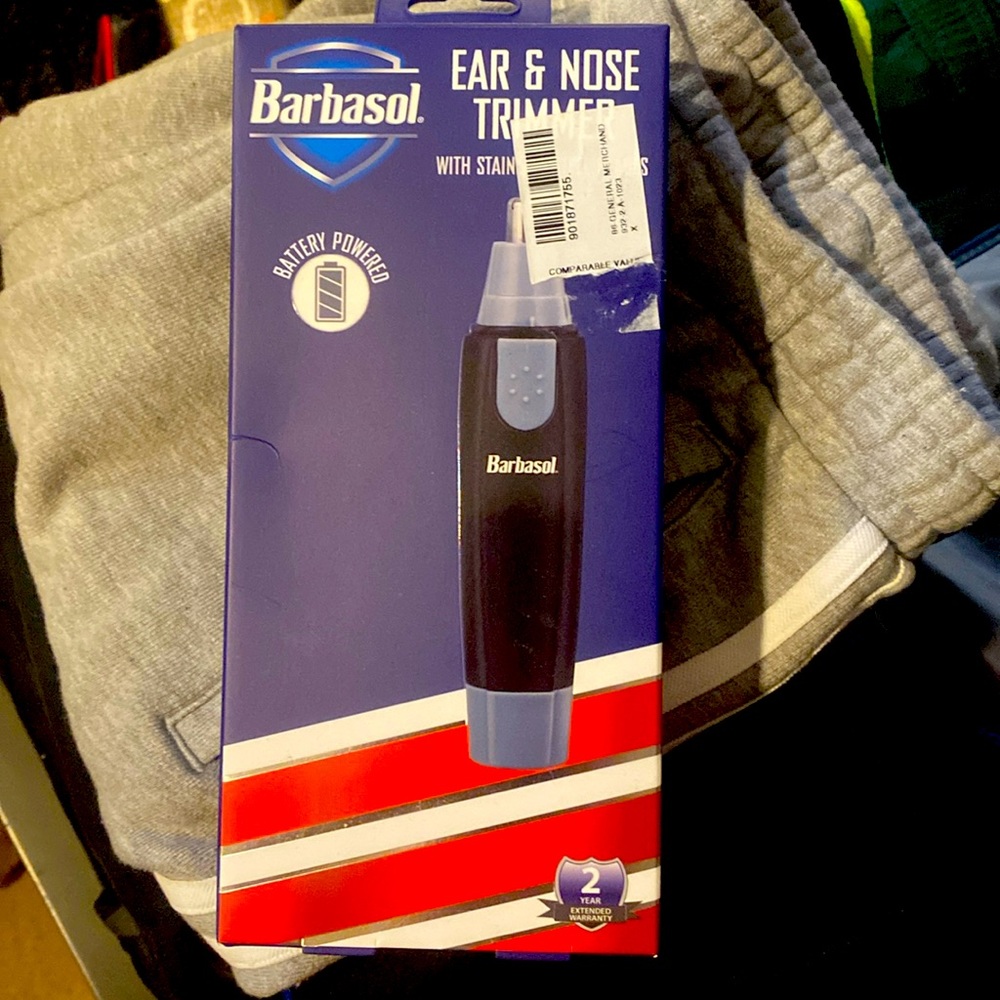 New Barbasol ear and nose trimmer